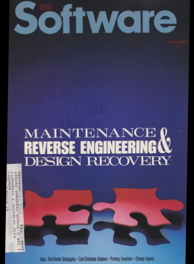 1990, no. 1: fitting pieces to the maintenance puzzle 1990, no. 1: fitting pieces to the maintenance puzzle