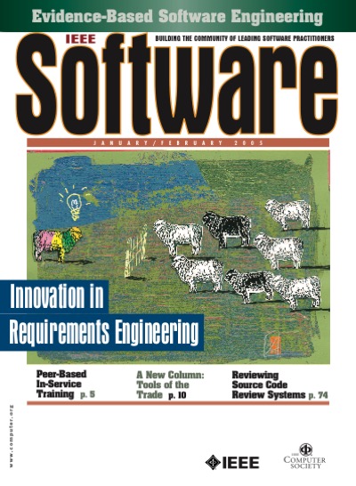 2005, no. 1: innovation in requirements engineering 2005, no. 1: innovation in requirements engineering