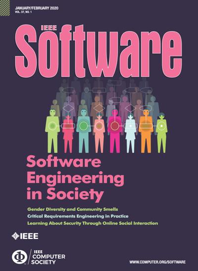 2020, no. 1: Software Engineering in Society 2020, no. 1: Software Engineering in Society