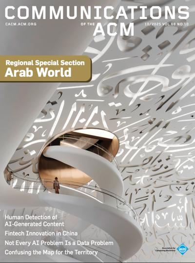 Communications of the ACM 2025, no. 10: Arab World 2025, no. 10: Arab World